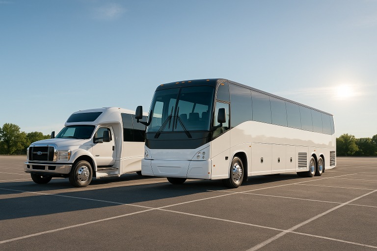 Charter Bus in Redwood City