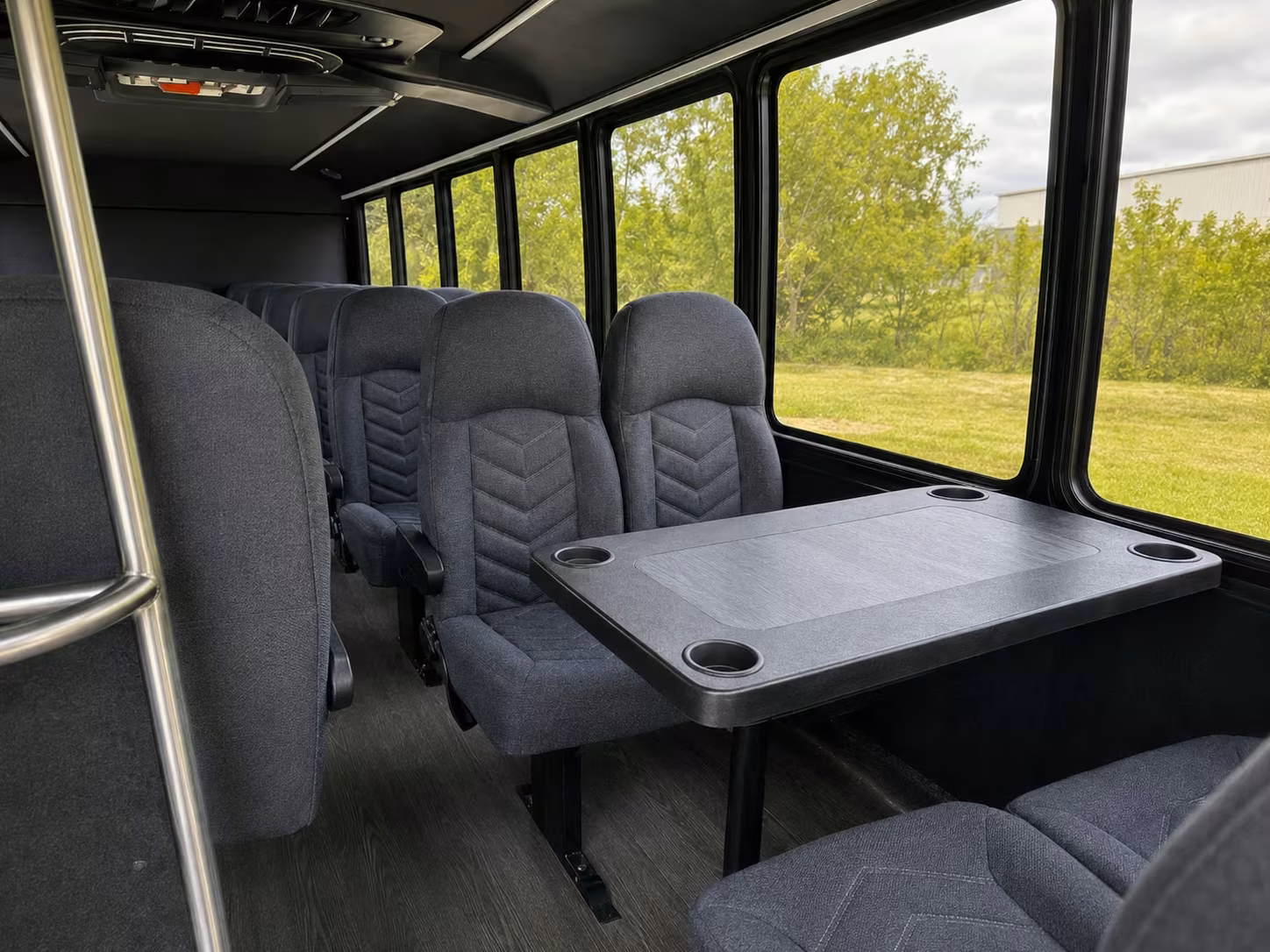 18 passenger minibus inside
