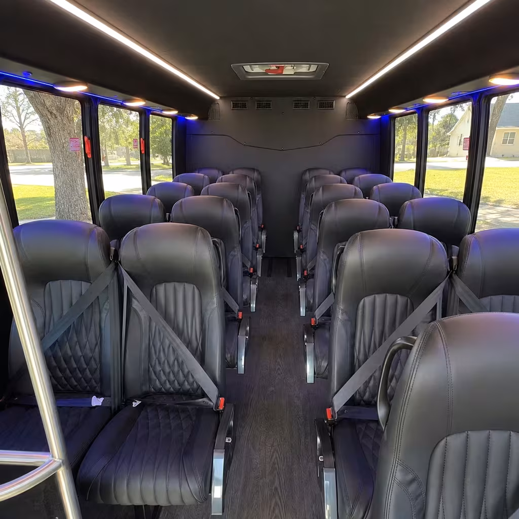 30 passenger minibus interior