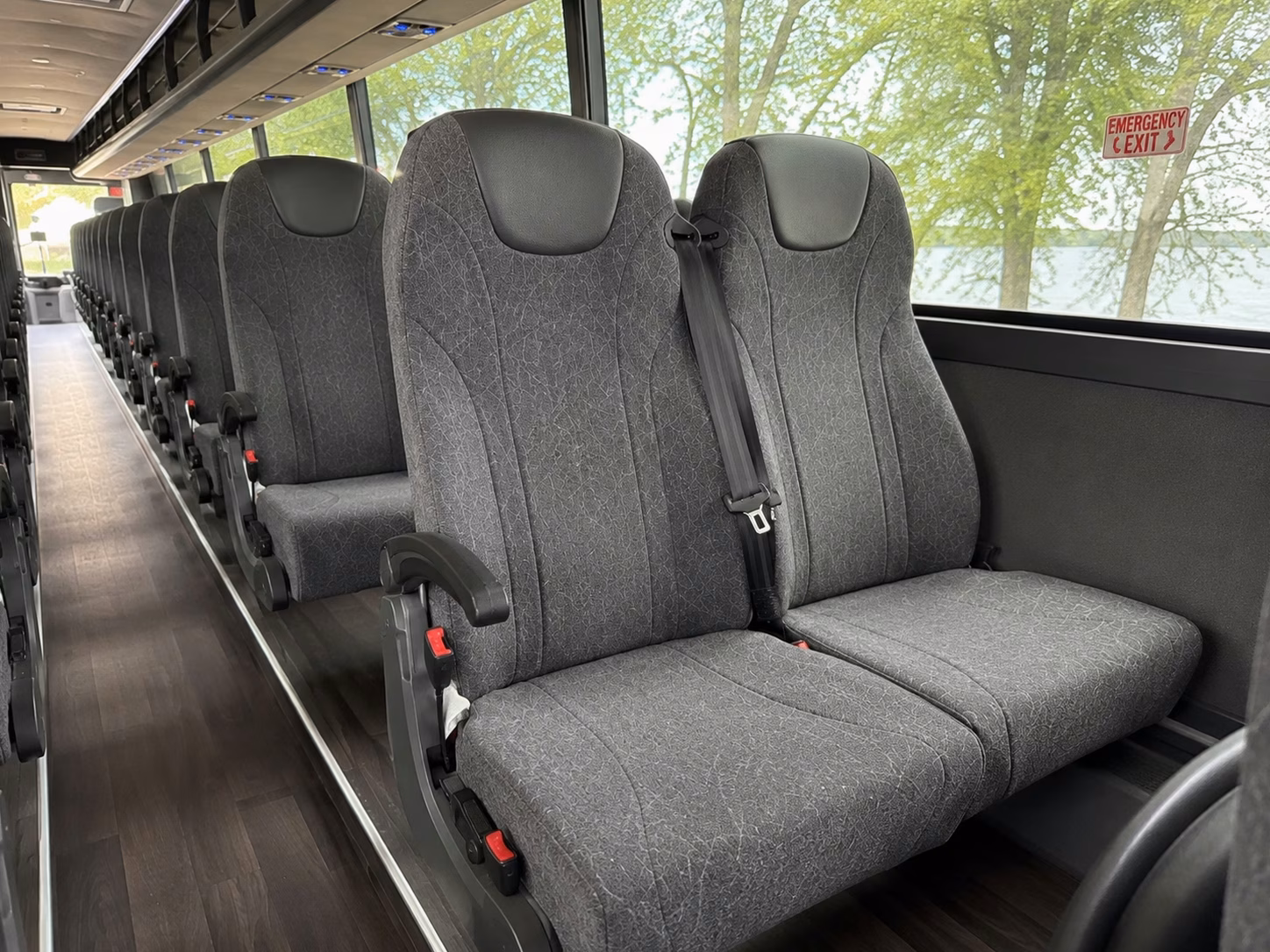how trip distance and duration affect charter bus rental rates in redwood city