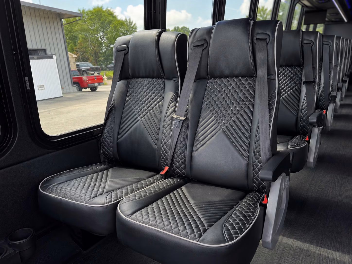 redwood city charter bus interior