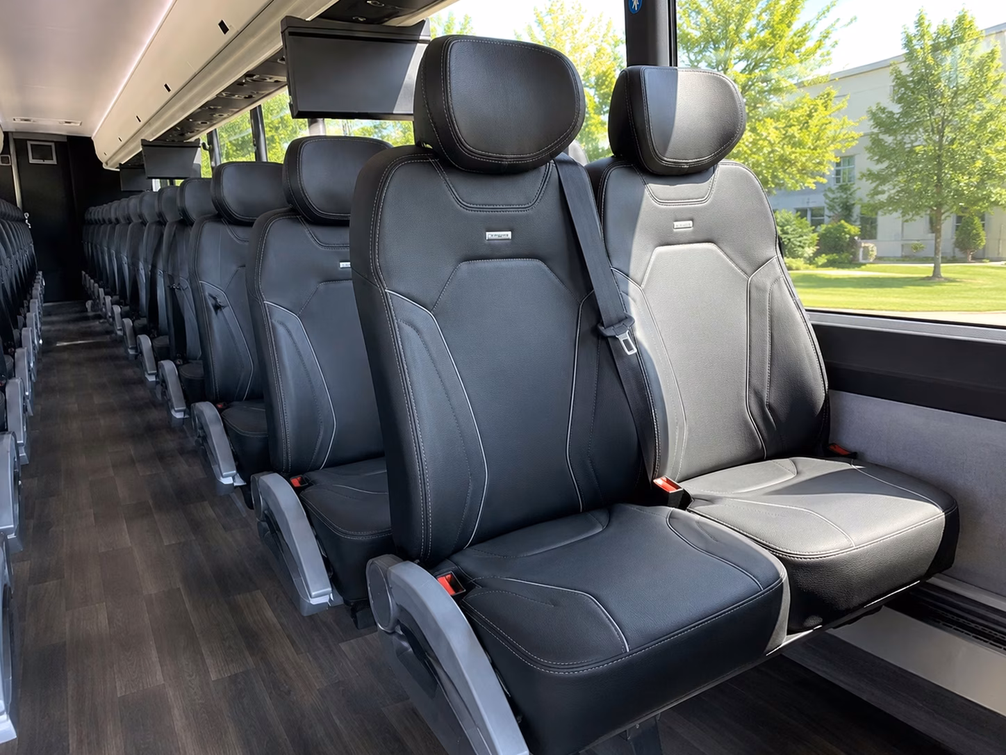 redwood city charter bus rental inside