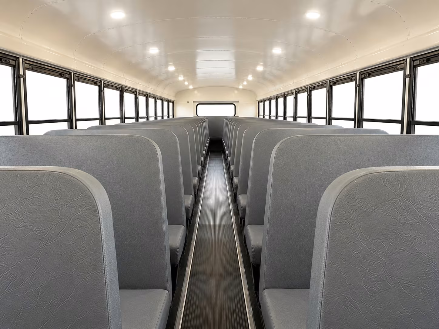 school bus inside