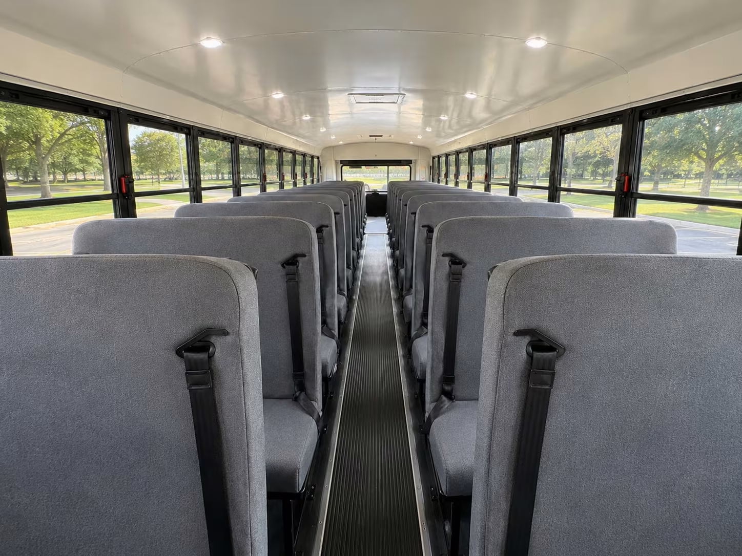 school bus interior