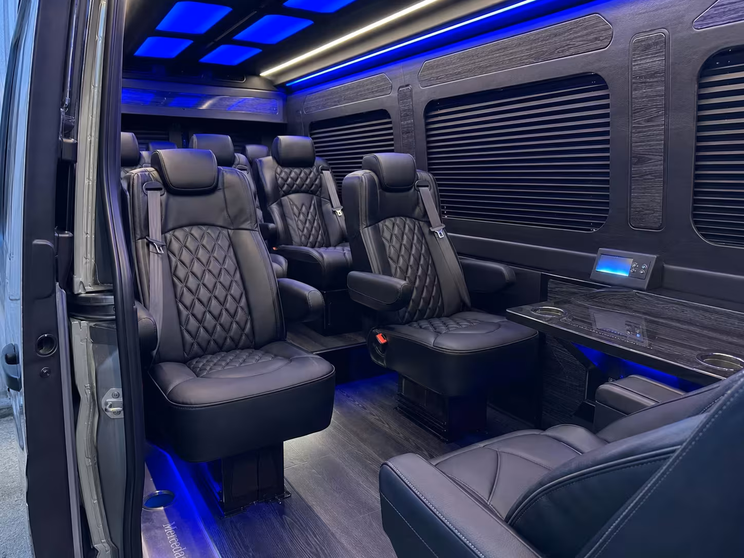 sprinter van transportation for groups and events across redwood city