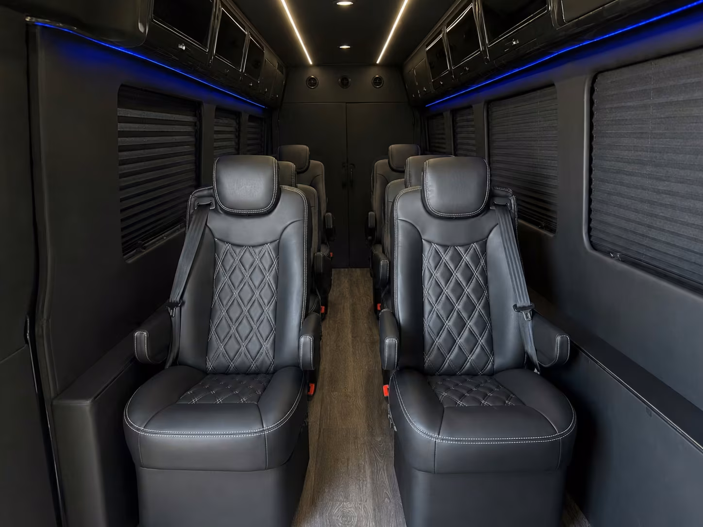 sprinter van with driver interior